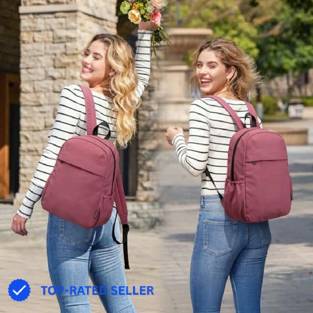 Mini Backpack Water-Resistant Daypack Adjustable … - image 3